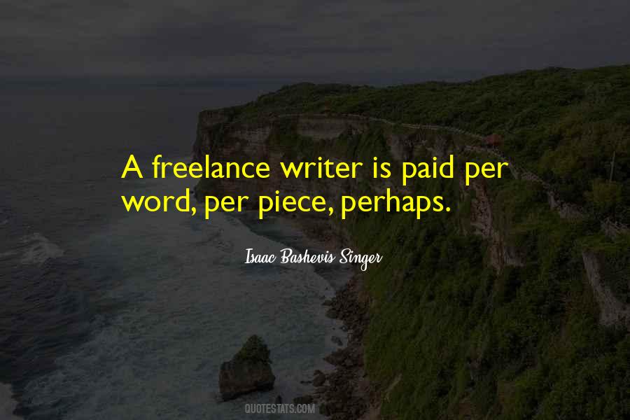 Freelance Writing Quotes #72156