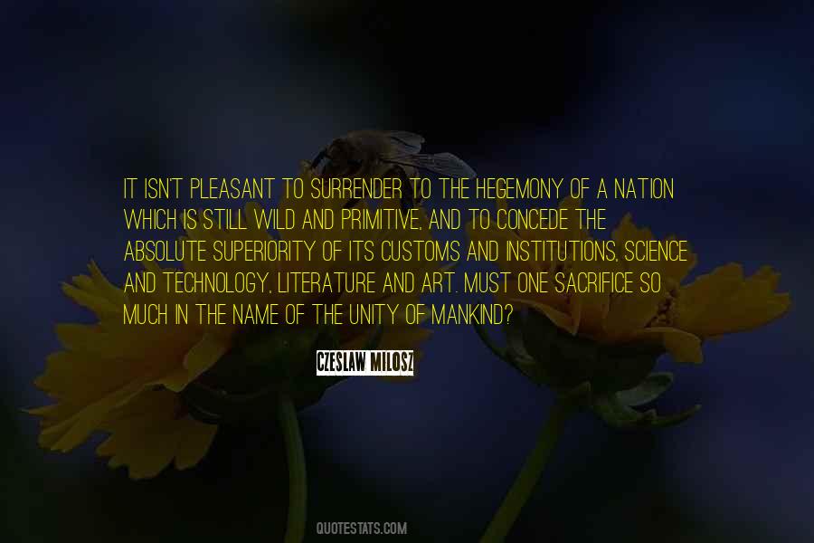 Unity Of Mankind Quotes #1859893