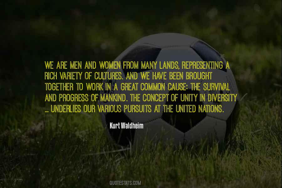 Unity Of Mankind Quotes #695157