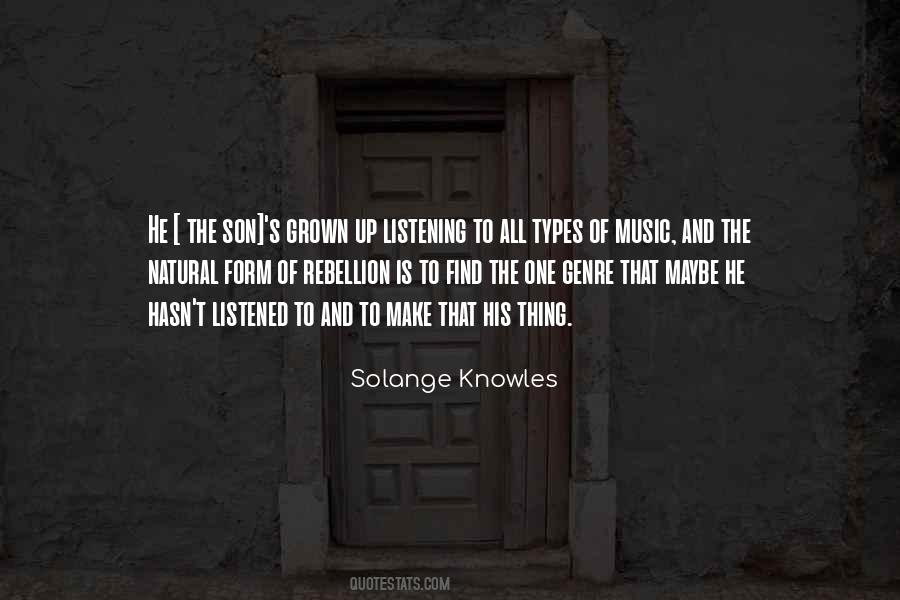 Quotes About Types Of Music #1645560