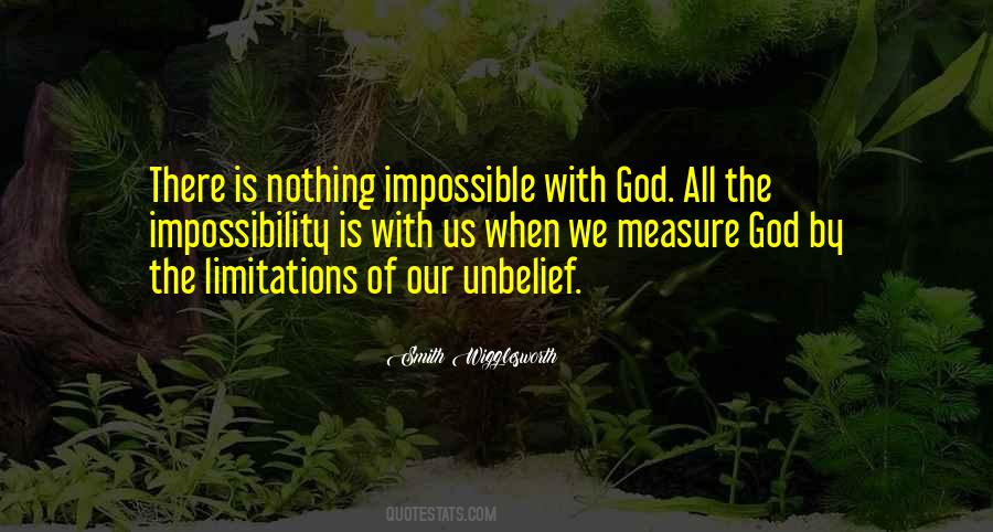 Quotes About Unbelief #1421310