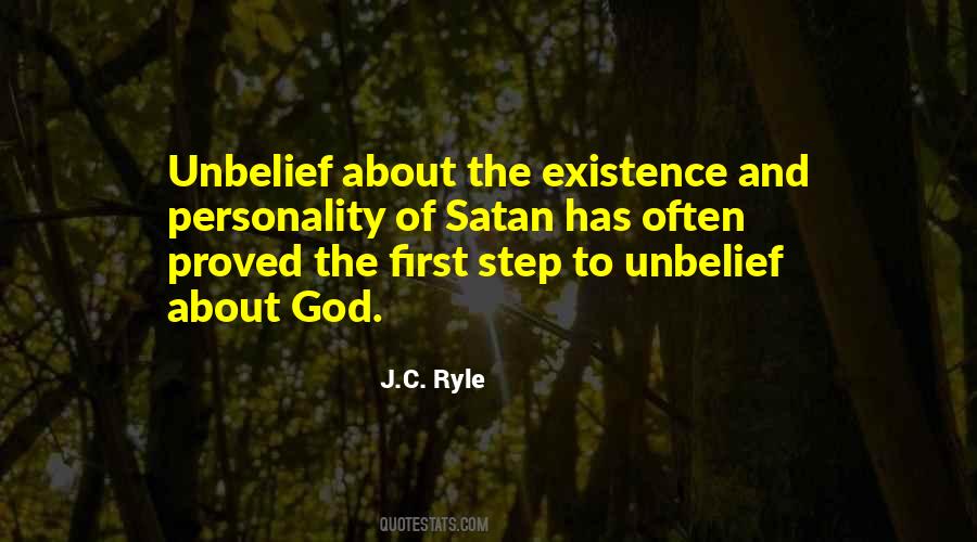 Quotes About Unbelief #1591266