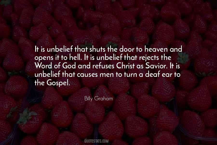 Quotes About Unbelief #1677257