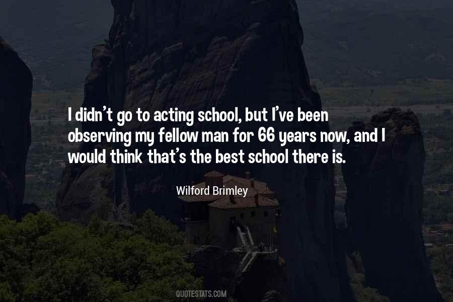 Acting School Quotes #1080572