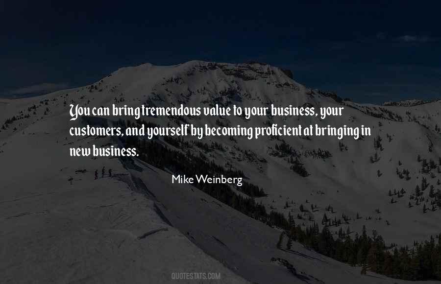 Quotes About New Business #1253076