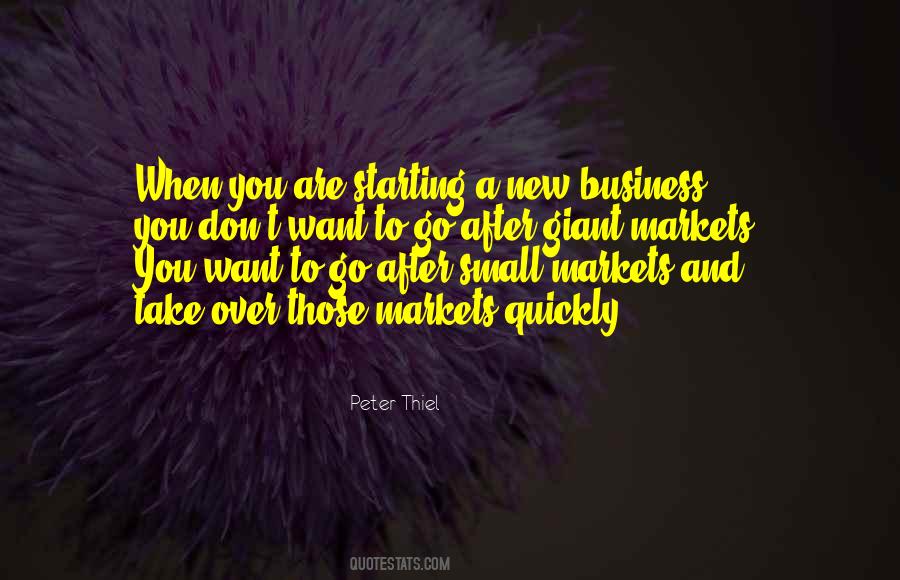 Quotes About New Business #333579