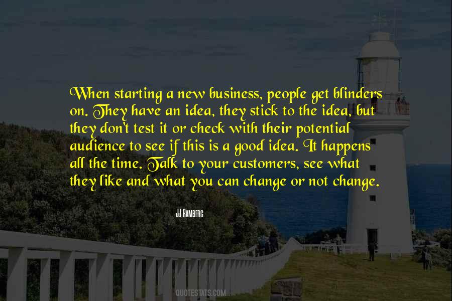 Quotes About New Business #728179