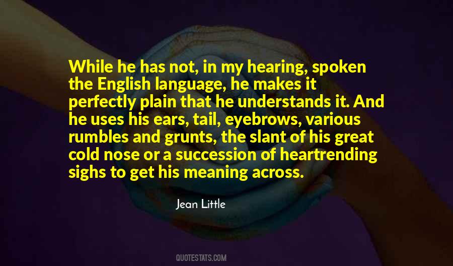 Quotes About Plain Language #1519666