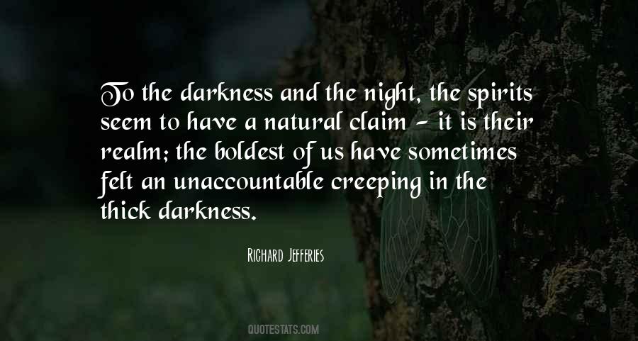 Quotes About The Darkness Of Night #67982
