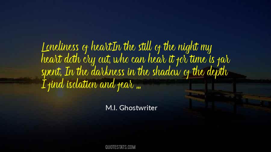 Quotes About The Darkness Of Night #72283