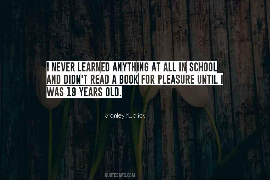 Quotes About 19 Years Old #1072822