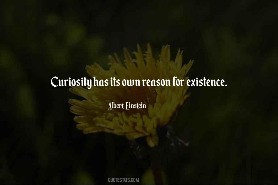 Quotes About Curiosity Einstein #632304