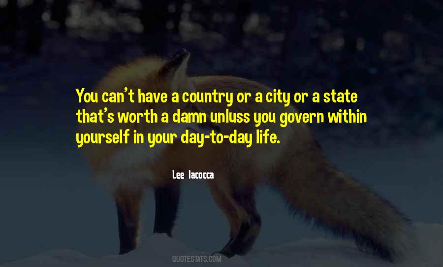 Quotes About City Life Vs. Country Life #1211622