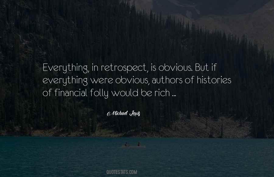 Quotes About Retrospect #1097496