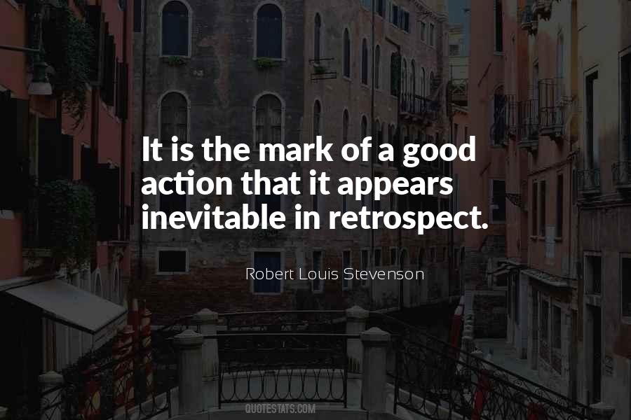 Quotes About Retrospect #1632320