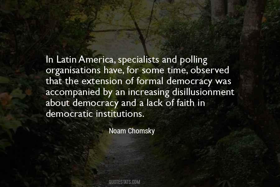 Quotes About Democracy In Latin America #156705