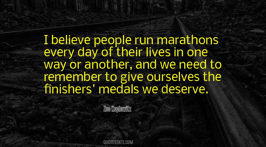 Quotes About Running Marathons #1737894