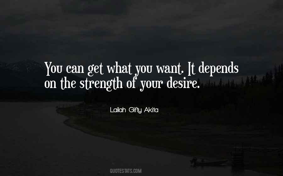 It Depends Quotes #1418403