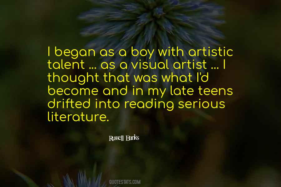 Quotes About Artistic Talent #1303465