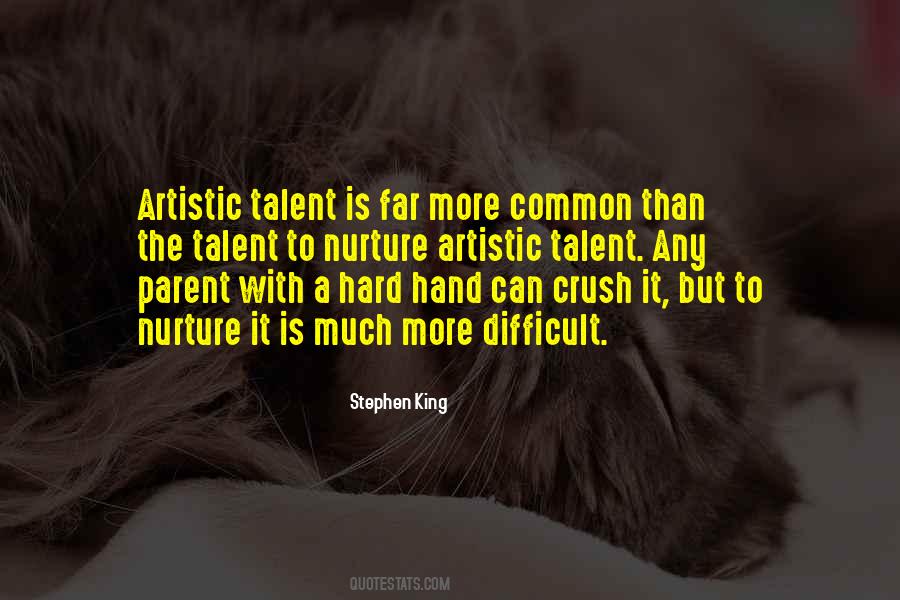Quotes About Artistic Talent #201977