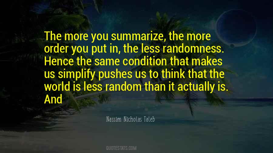 Quotes About Randomness #1291788