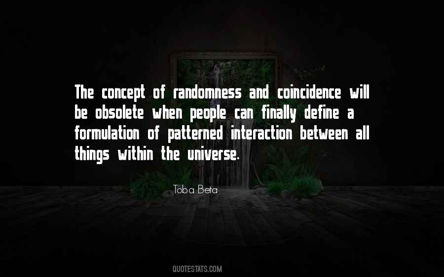 Quotes About Randomness #1459375