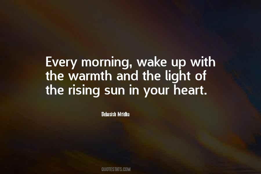 Quotes About Warmth Of The Sun #1031058