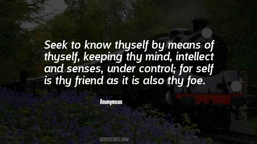 Quotes About Know Thyself #392011