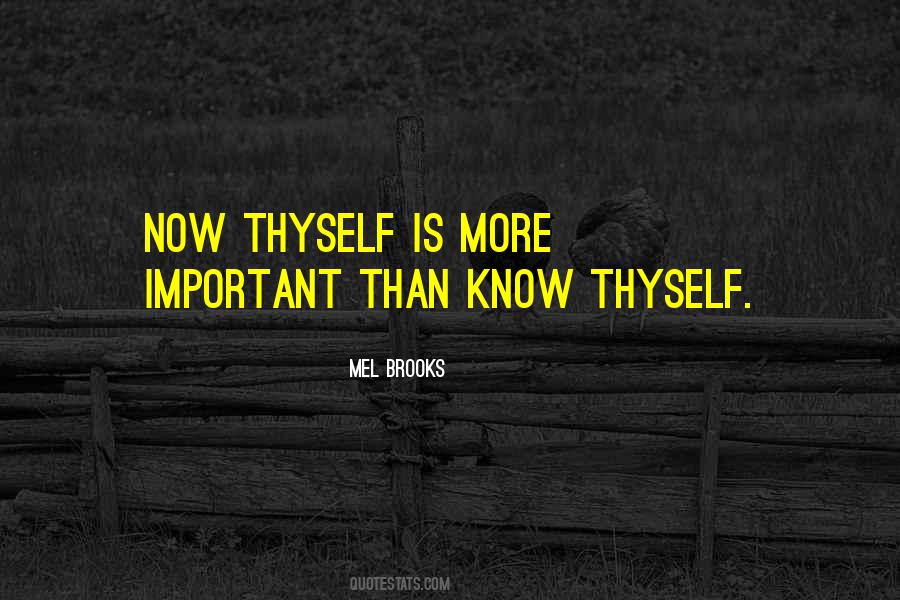 Quotes About Know Thyself #43790