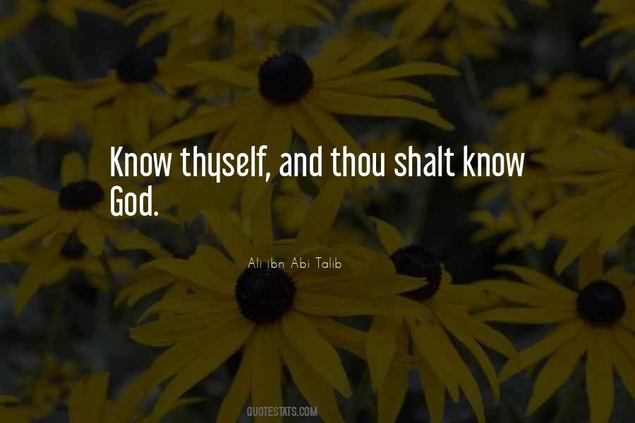 Quotes About Know Thyself #55865