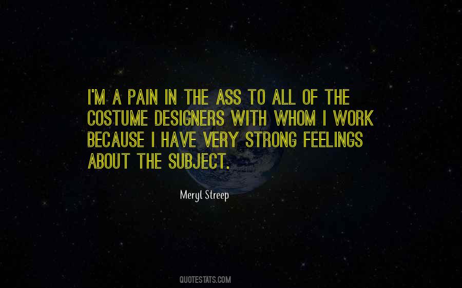 Feelings Of Pain Quotes #1084452