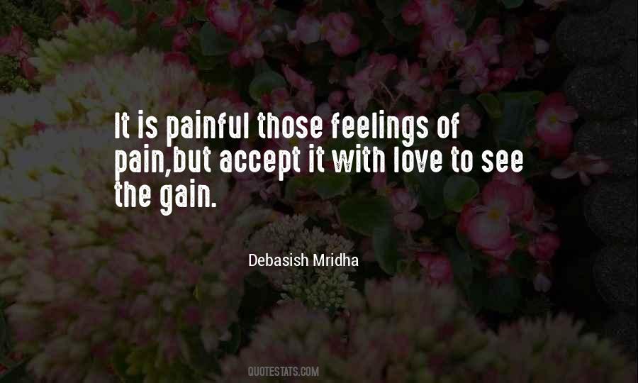 Feelings Of Pain Quotes #1277569