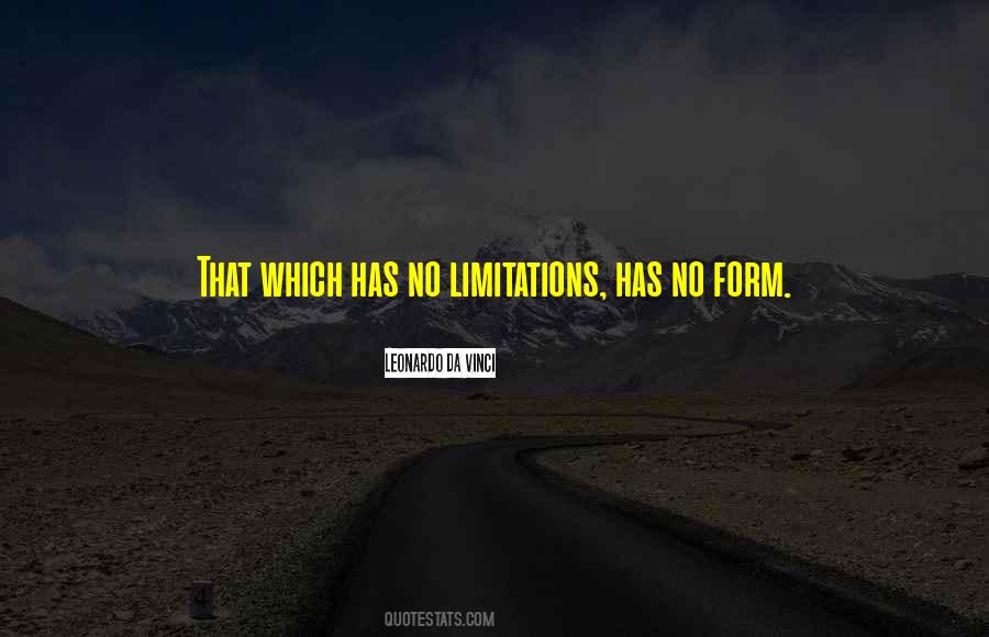 Quotes About No Limitations #804713