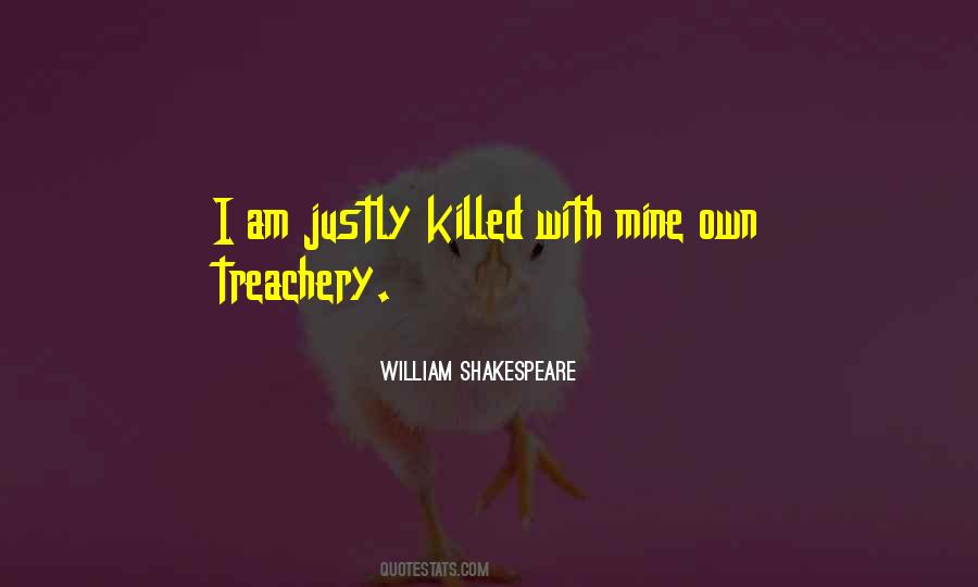Quotes About Shakespeare Treachery #884531