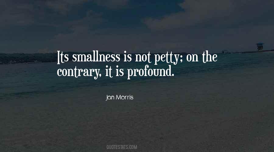 Quotes About Smallness #84870