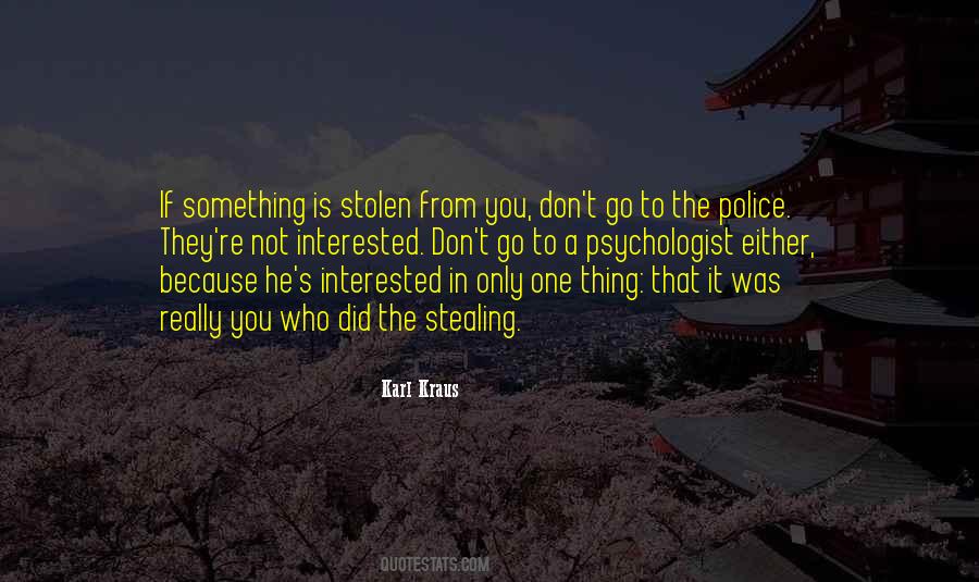 Quotes About Stealing Something #304498