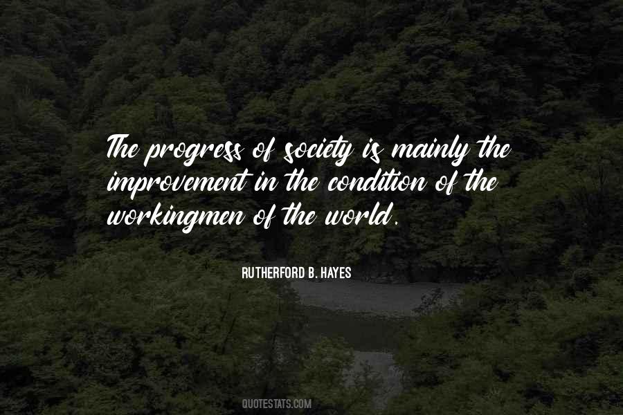 Progress Of Society Quotes #1038344