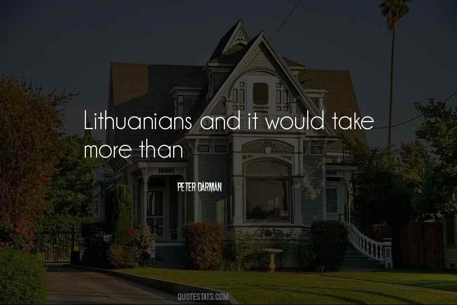 Quotes About Lithuanians #1440789