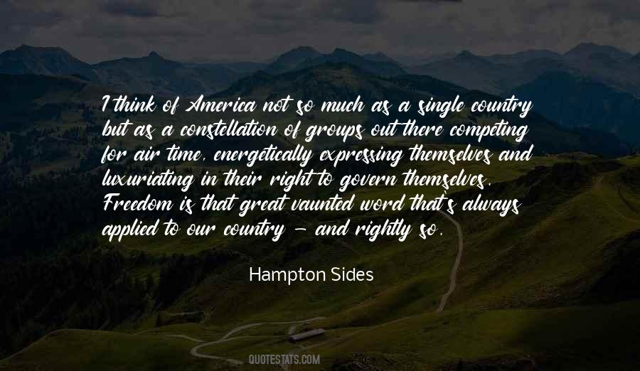 America Is A Great Country Quotes #1324348