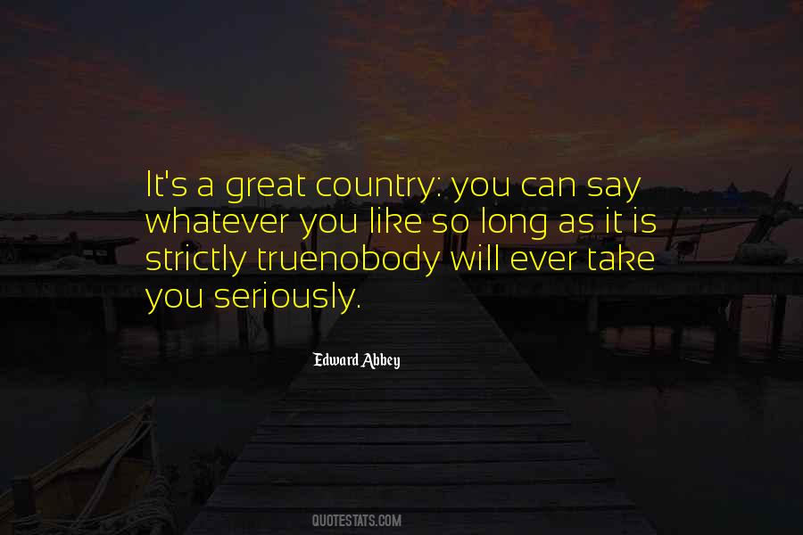 America Is A Great Country Quotes #970279