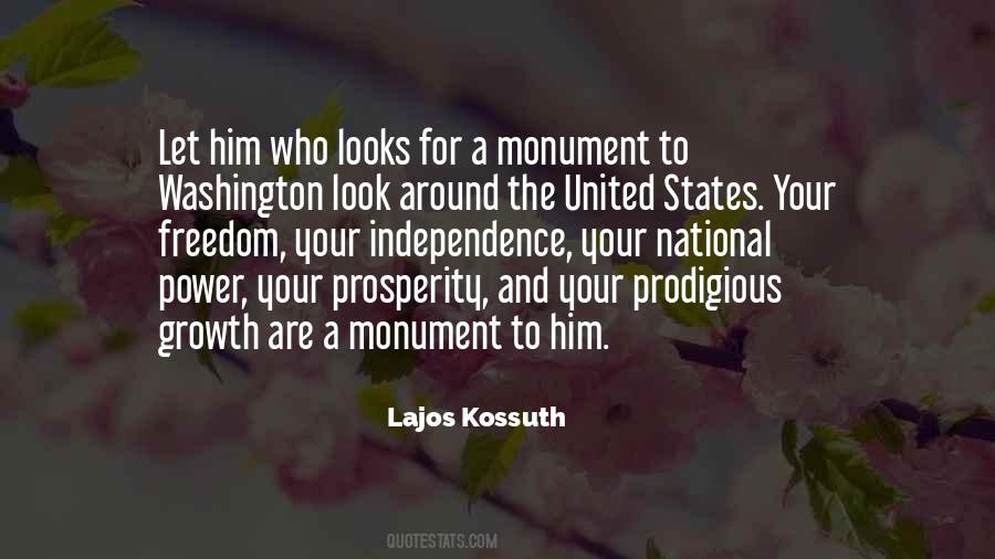 Quotes About Washington Monument #1667181