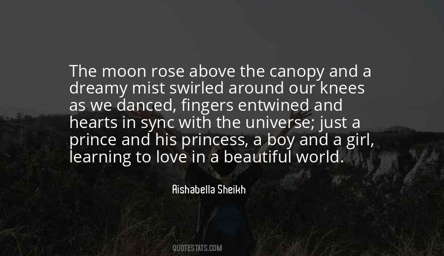 Quotes About A Girl And The Moon #1513044