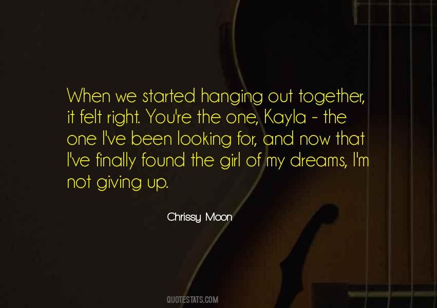Quotes About A Girl And The Moon #1559353