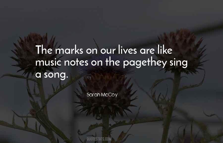 Quotes About Music Notes #80950