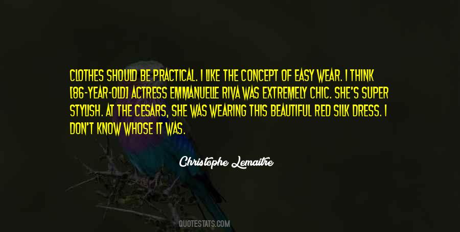 Quotes About Wearing A Red Dress #1378467