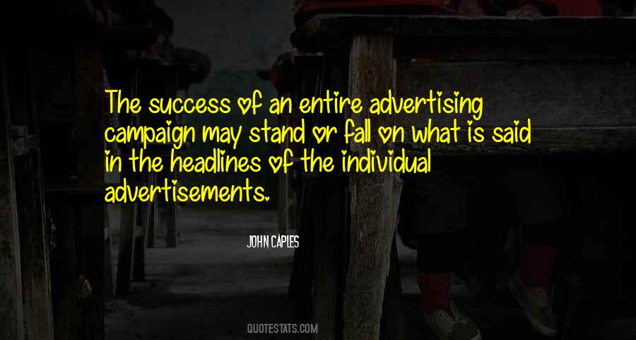 Quotes About Advertising Campaigns #368242