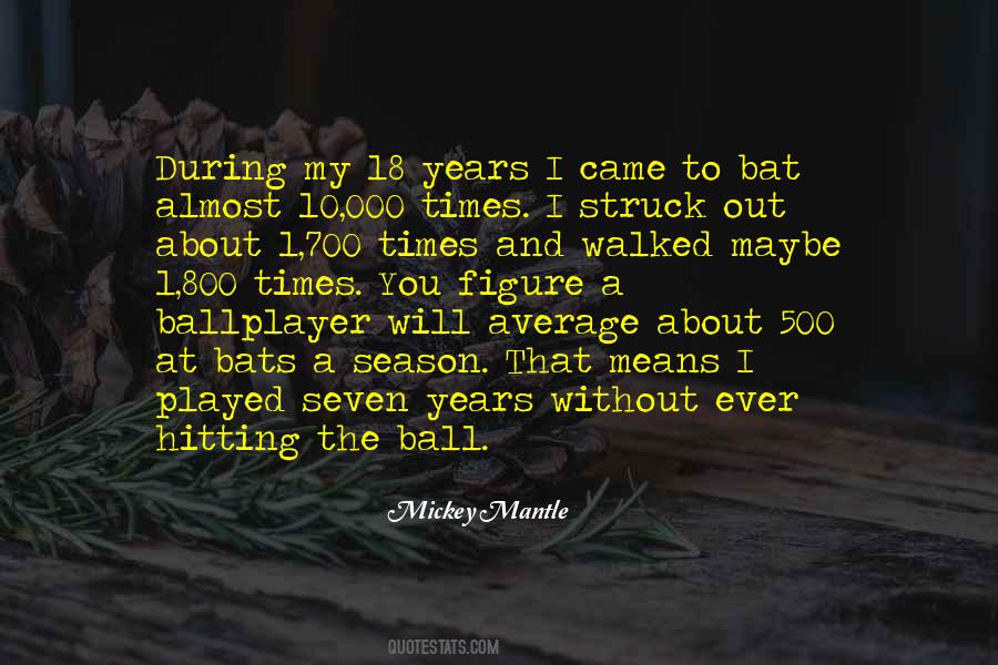 Quotes About Hitting A Baseball #64292
