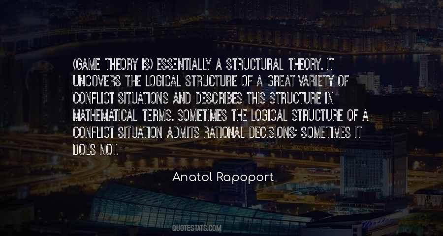 Quotes About Game Theory #1437544