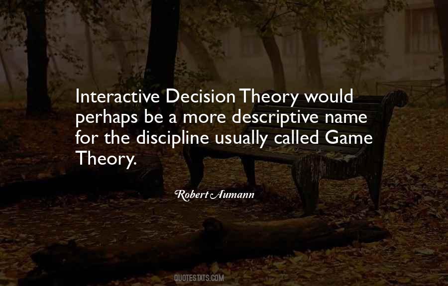 Quotes About Game Theory #341114