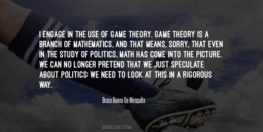 Quotes About Game Theory #463588